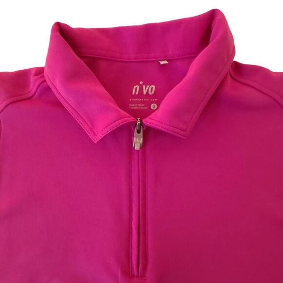 NiVO Womens Magenta Sleeveless Sports Sun Protection Polo Small - Picture 6 of 12